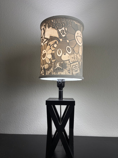 BAPE hypebeast inspired streetwear custom 3D-printed lampshade by Dream Layer Studios (image 2 of 2)